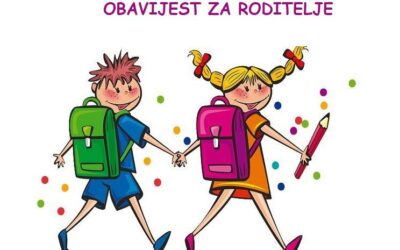 Upisi u prvi razred školske godine 2026./2027.