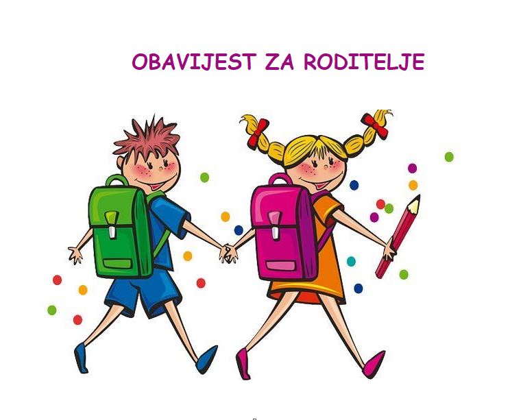 Upisi u prvi razred školske godine 2026./2027.